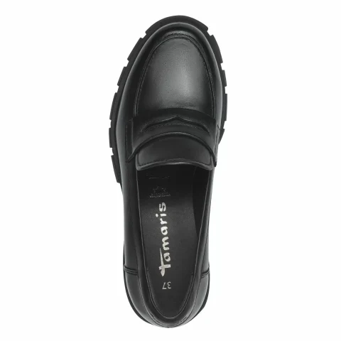 Дамски Лоуфър TAMARIS – 1-24439-41-003 BLACK LEATHER_2 — снимка 5