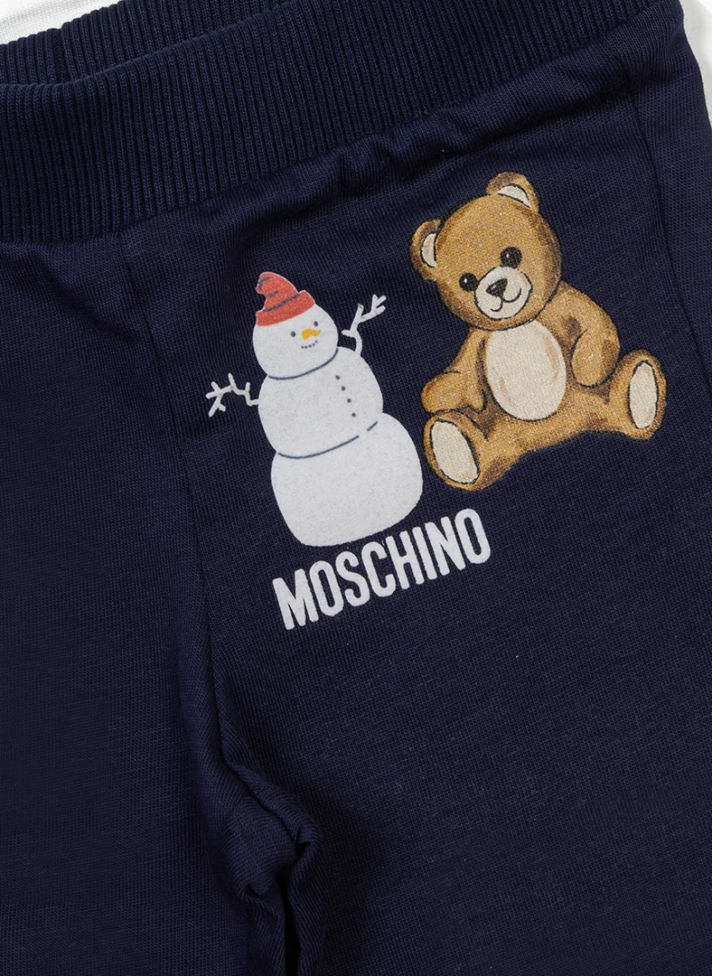 Спортен комплект с принт Moschino Kids — снимка 4