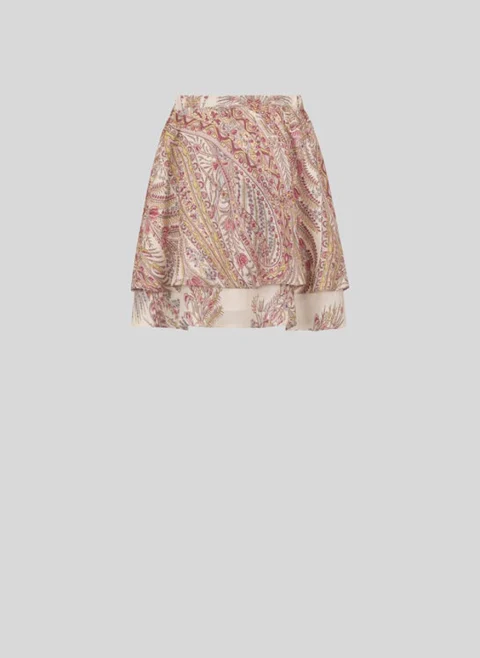 Пола с принт 'Floral Paisley' Etro Kids — снимка 2