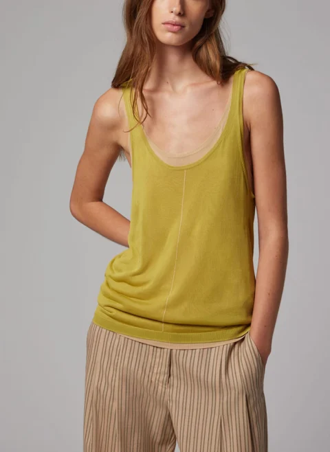 Топ от фино плетиво 'Double Layer' Paul Smith — снимка 7