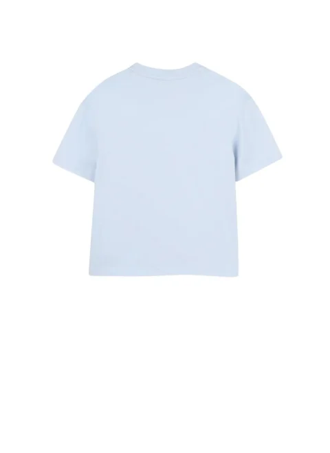 Тишърт с бродерия Lanvin Kids — снимка 3