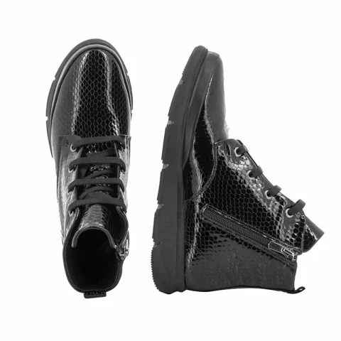 Дамски Равни Боти VERONELLA – 047-714 BLACK — снимка 4