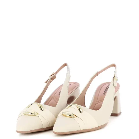 Токчета PICCADILLY – 764020 IRENE OFF WHITE/OFF WHITE — снимка 3