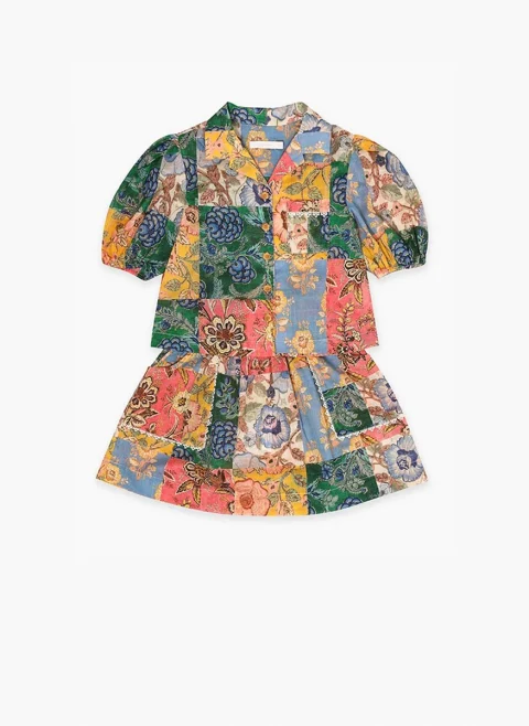 Риза 'Floral Patchwork' Zimmermann Kids