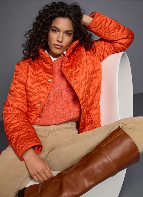 Пуловер с алпака 'Cable knit' Marc Cain Collections — снимка 8