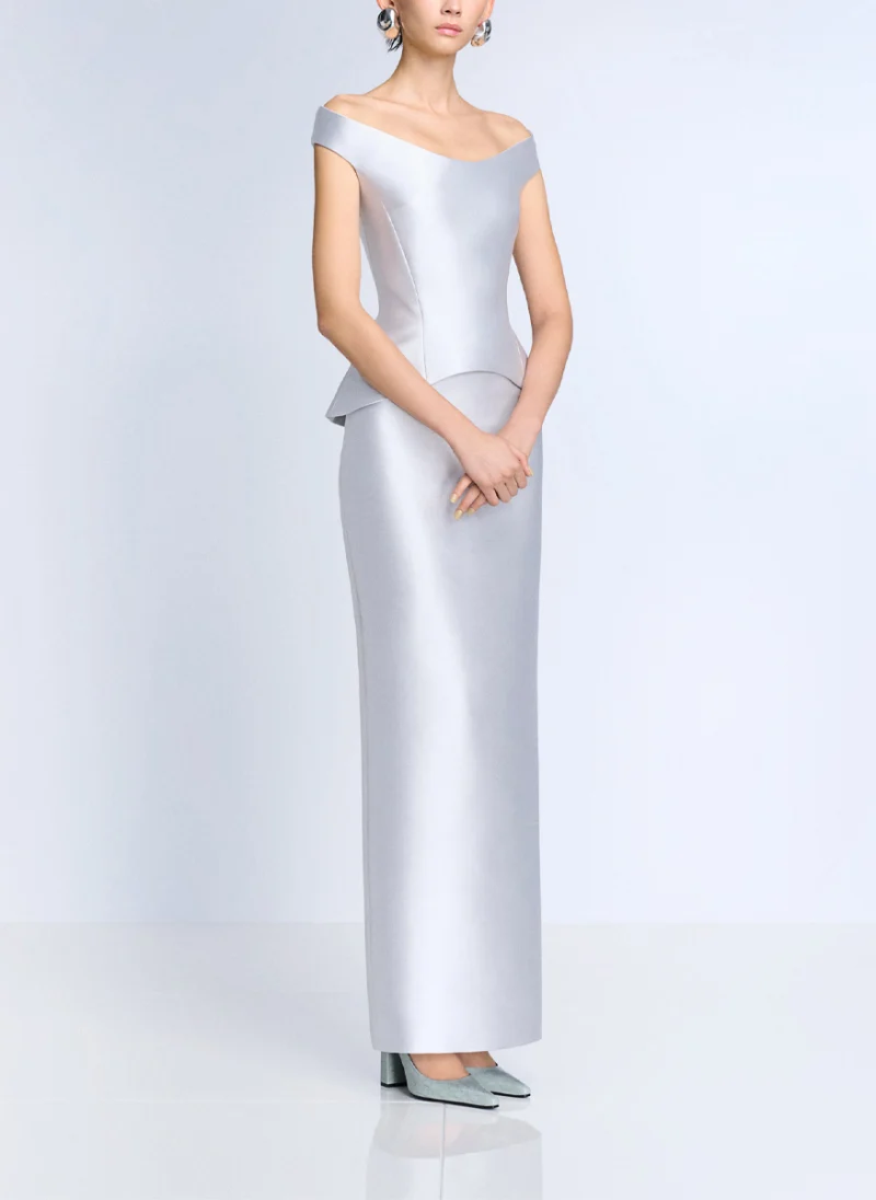 Рокля с 'Off-the-shoulder' дизайн 'Pieta' Solace London — снимка 4