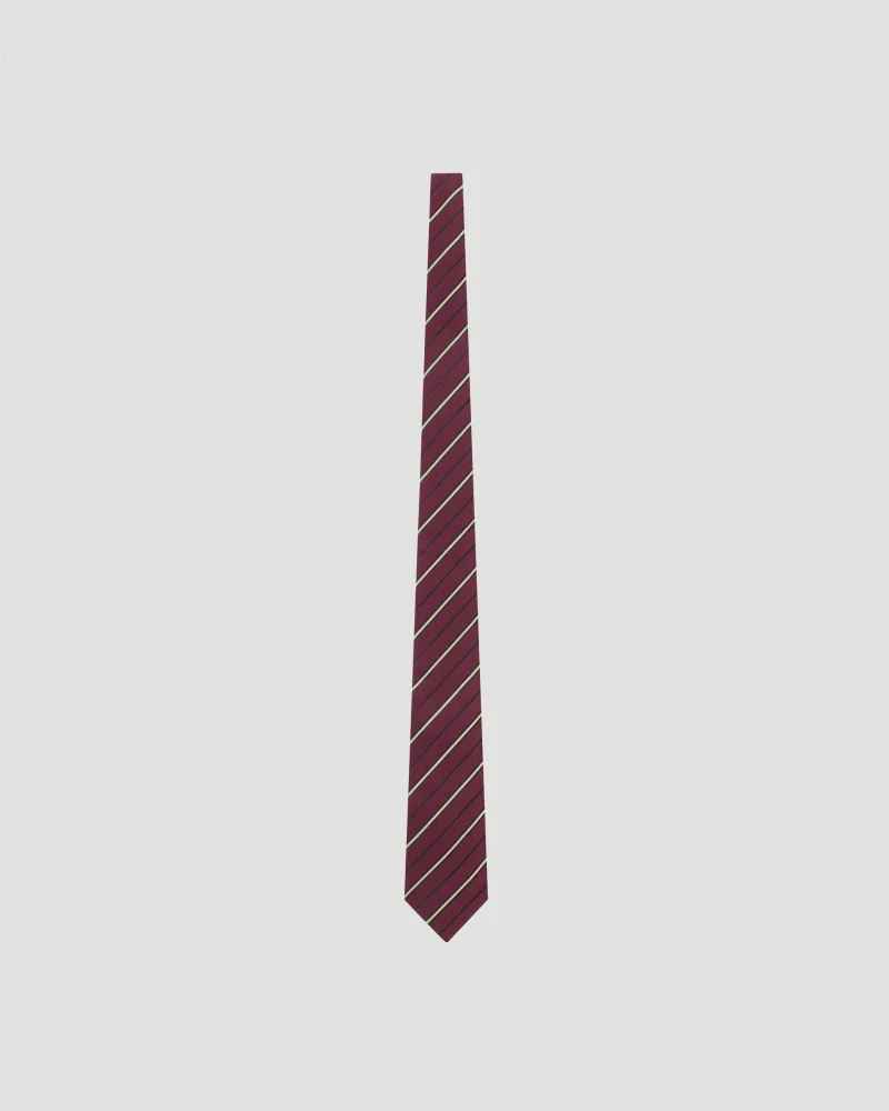 Silk Tie in Wool and Silk