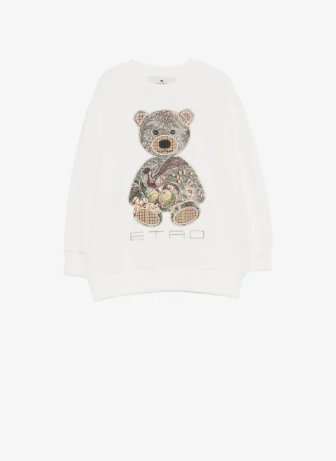 Суитшърт с бродерия 'Bear' Etro Kids