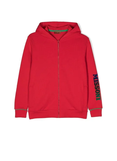 Суитшърт с лого принт Missoni Kids — снимка 5