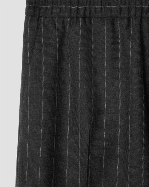 Straight-Leg Wool Tailored Trousers — снимка 2