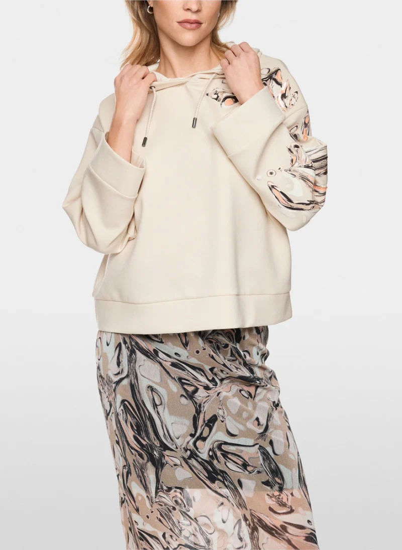 Суитшърт с принт 'Oversized fit' Marc Cain Sports