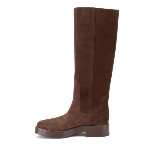 Дамски кафяви ботуши Casadei — снимка 9