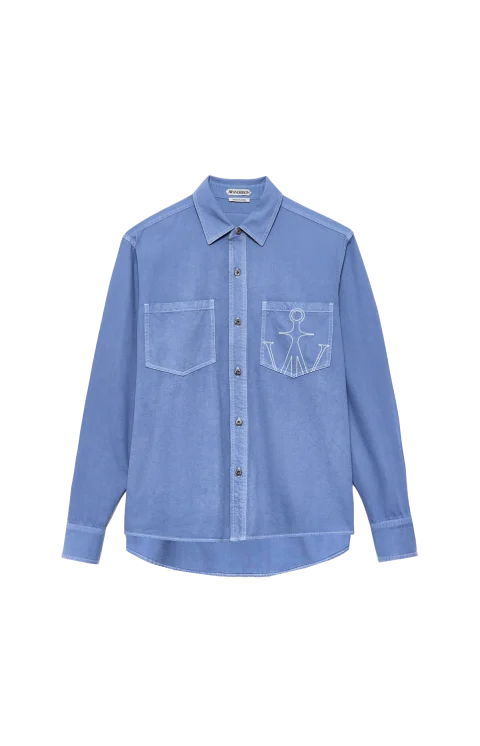 Oversized Shirt in French Blue