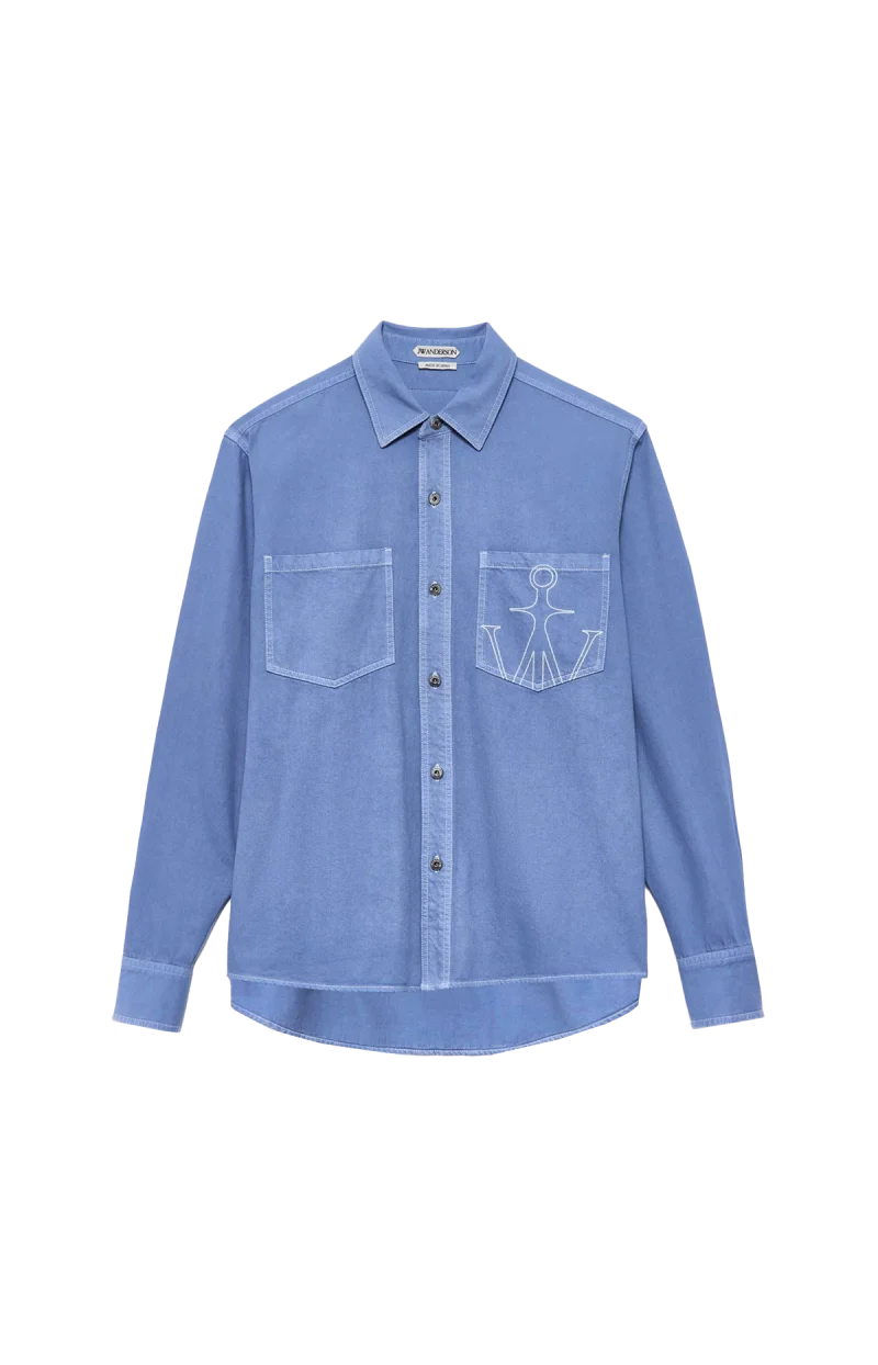 Oversized Shirt in French Blue
