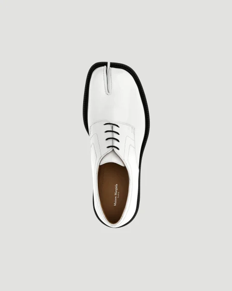 Tabi Lace-Ups in White — снимка 2