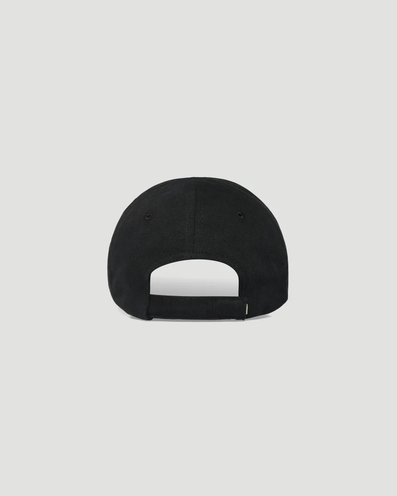 Led Light Cap in Black and White Cotton Drill — снимка 4