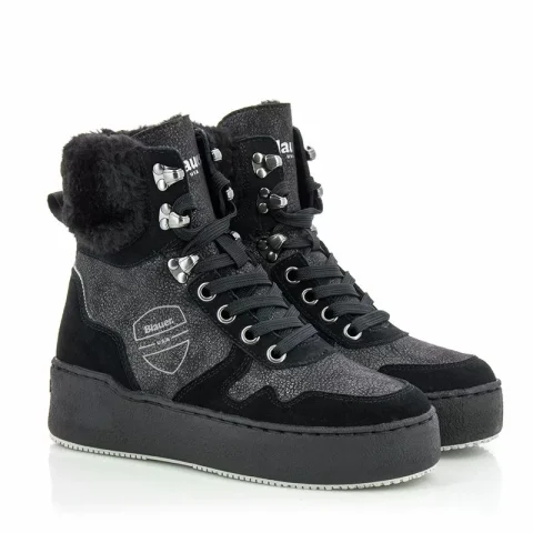 Дамски Равни Боти BLAUER – F3MADELINE09/SHM BLACK — снимка 3