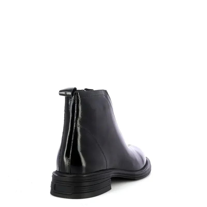 Дамски Равни Боти CARLO FABIANI – 261-1120 BLACK NAPLACK — снимка 2