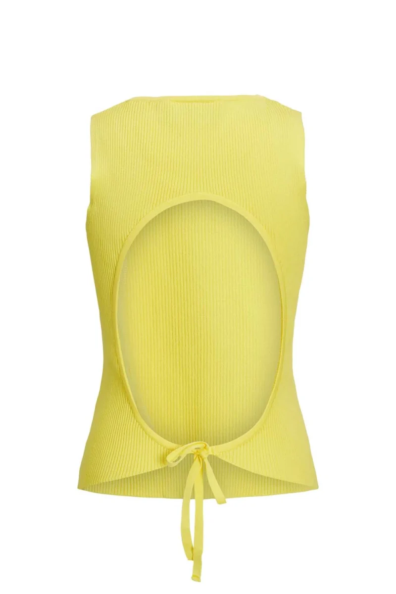 Top Jxapril Top Knit 12237727 13-0648 TCX green sheen — снимка 2