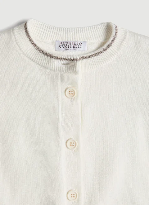 Жилетка от памук Brunello Cucinelli Kids — снимка 2