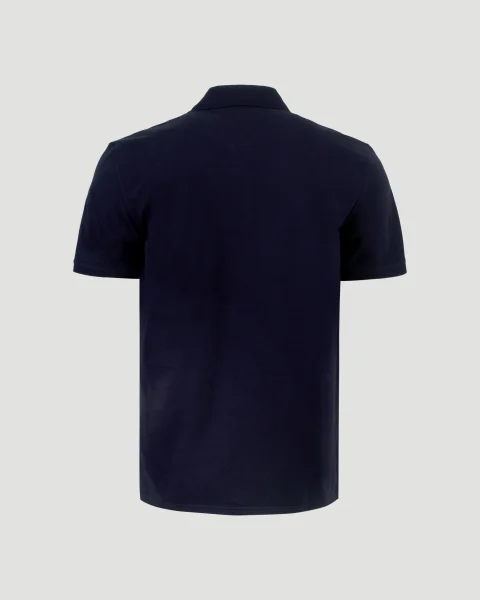 Polo Shirt with Givenchy Paris Jacquard in Navy — снимка 3