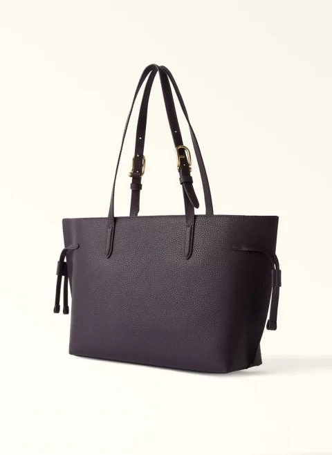 Кожена 'Tote' чанта Furla Ava Winter Bloom Cotone — снимка 2
