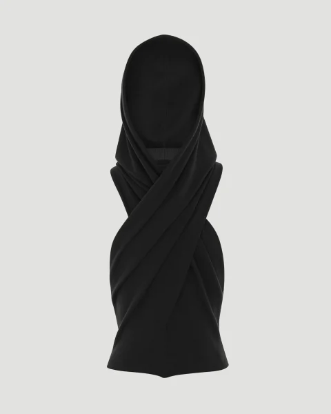 Black Cropped Hooded Top — снимка 6