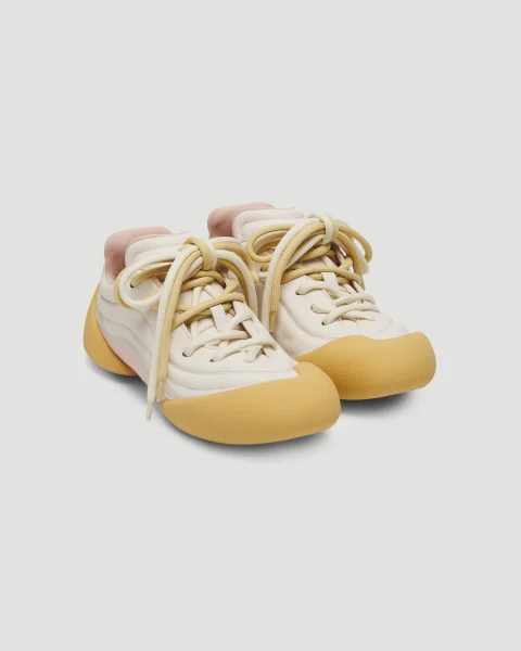 Flexion Sneaker in Off-White and Pink — снимка 2