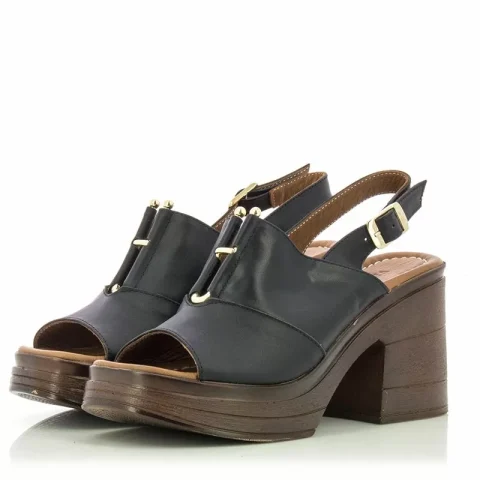Дамски Сандали На Ток VERONELLA – 360-75 BLACK — снимка 2