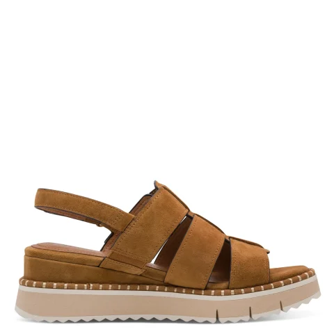 Дамски Сандали На Платформа TAMARIS – 1-28243-46-305 COGNAC — снимка 2