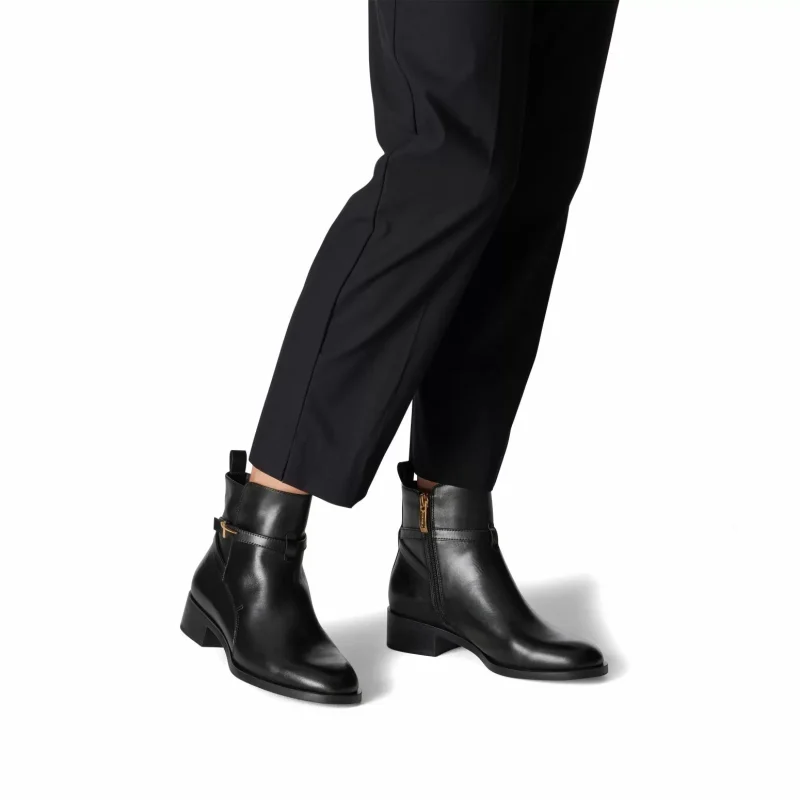 Дамски Равни Боти TAMARIS – 1-25321-43-001 BLACK_1 — снимка 7