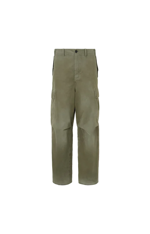 Cotton Trousers in Green