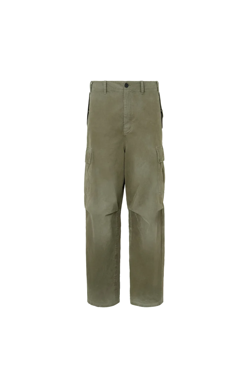 Cotton Trousers in Green