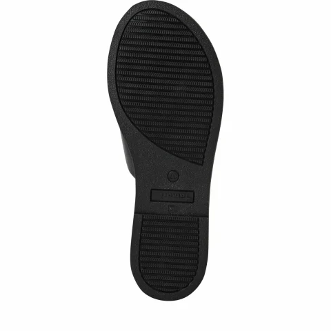 Дамски Равни Чехли TAMARIS – 1-27135-42-001 BLACK — снимка 5