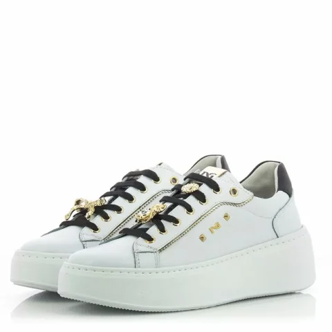 Дамски Сникърс NERO GIARDINI – I411622D BIANCO — снимка 3