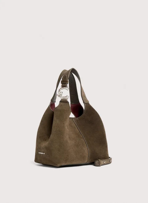 Велурена мини чанта Coccinelle C-Easy Small — снимка 8