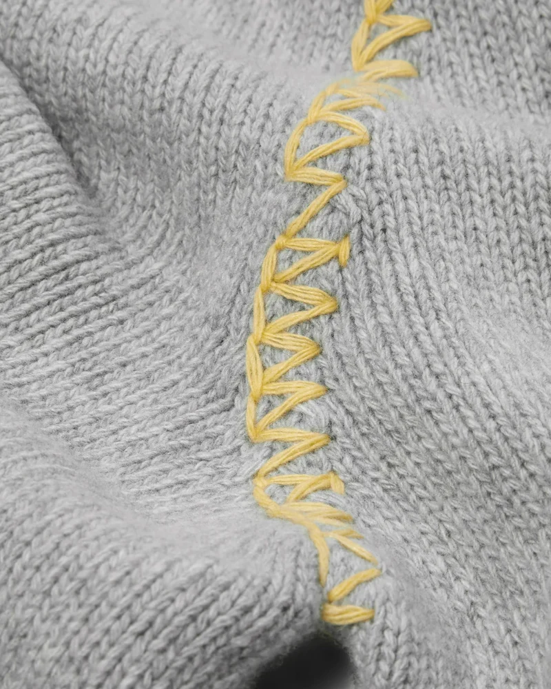 Grey Wool-Cashmere Cardigan — снимка 2