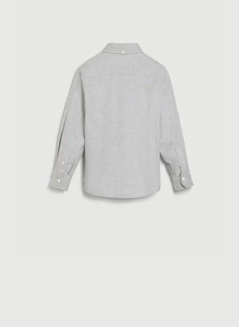 Класическа риза с бродерия Brunello Cucinelli Kids 8-10 — снимка 6