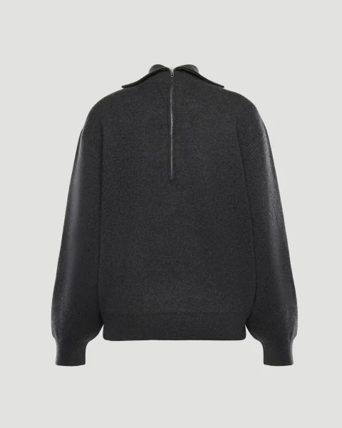 Back-to-Front High Neck Sweater — снимка 3