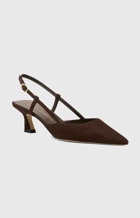 Велурени обувки ба ток VINNIE 50 SLINGBACK — снимка 2