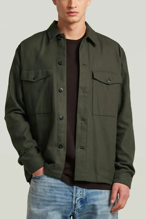 Риза Core Lw Overshirt D29313-D750-995 asfalt — снимка 2