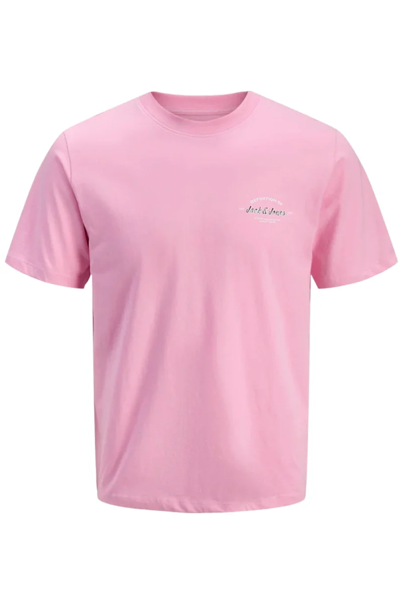 T-Shirt Jjbrandon Ss Crew Neck 12288113 14-2311 TCX prism pink