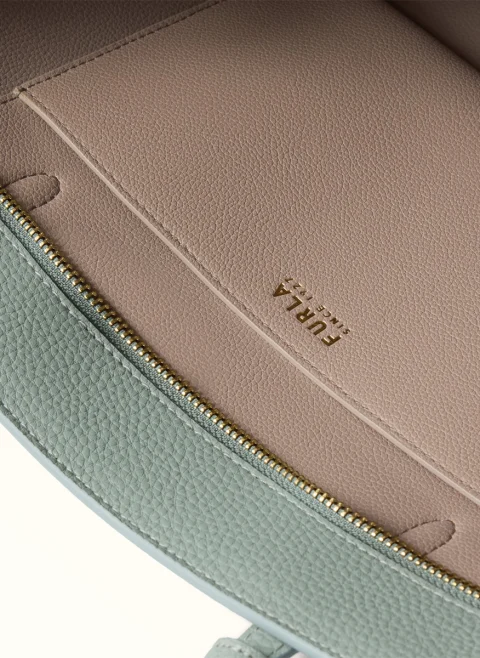 Кожена чанта Furla Ava Winter sky — снимка 4