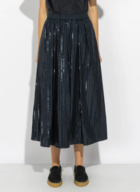 Миди пола с пайети Weekend Max Mara Wkdfiordi — снимка 4