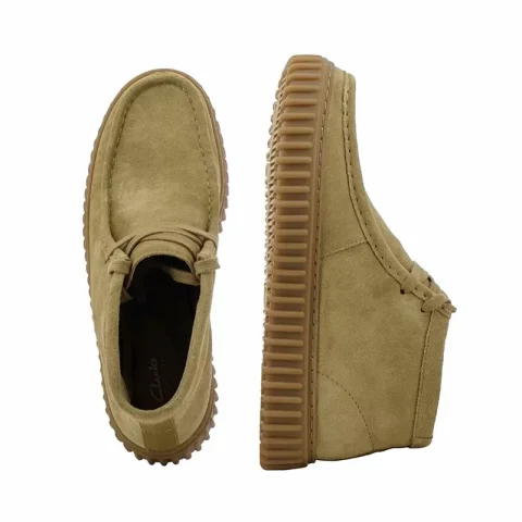 Мъжки Ежедневни Боти CLARKS – 26173663 TORHILL HI DARK SAND SUEDE — снимка 5