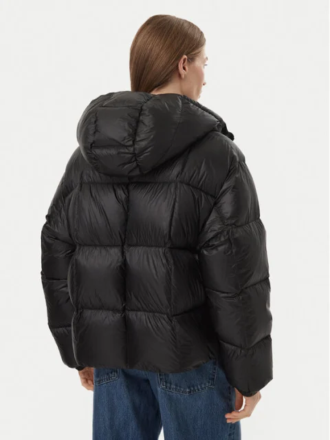 Tommy Hilfiger Пухено яке WW0WW51517 Черен Relaxed Fit — снимка 3