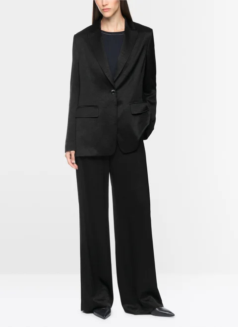 Сатенирано сако 'Crinkled effect' Marc Cain Collections — снимка 2