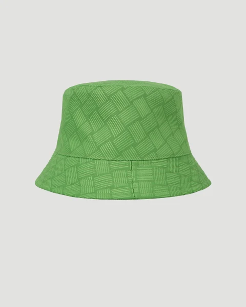 Intreccio Bucket Hat in Acid Green