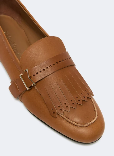 Мокасини от естествена кожа Max Mara Mxamister — снимка 3