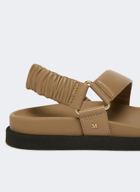 Кожени сандали Max Mara Mxamacro — снимка 4